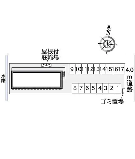 ★手数料０円★中間市岩瀬４丁目　月極駐車場（LP）